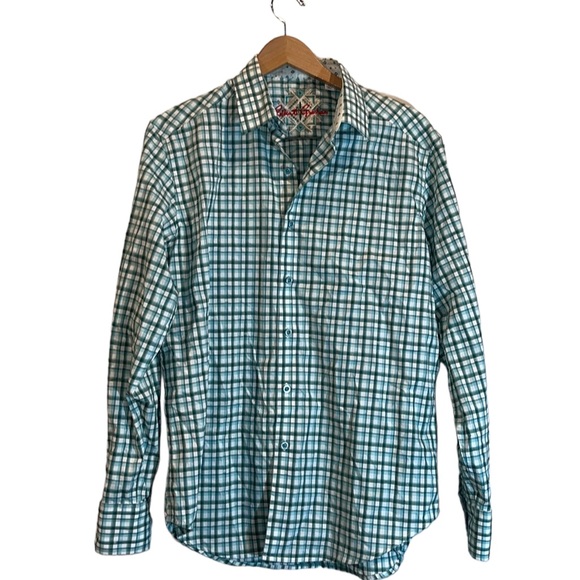 Robert Graham Other - Robert Graham green button down dress shirt